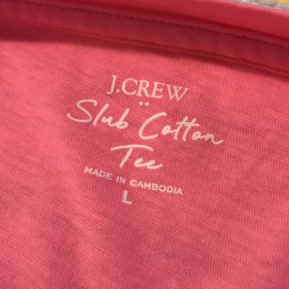 J.Crew NWT Pink tee - Picture 4 of 5